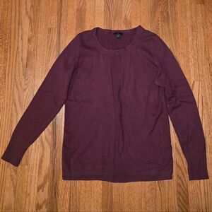Talbots burgundy knit sweater